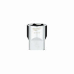MILWAUKEE Milwaukee 45-34-9107 Socket, 15/16 in Socket, Standard Socket, 1-1/4 in OAL, 1/2 in Drive, 6-Point, Chrome TOOLS MILWAUKEE