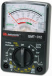 GB Gardner Bender GMT-312 Multimeter, 1 mOhm, Analog Display, Black ELECTRICAL GB