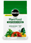 MIRACLE-GRO Miracle-Gro 3003710 Vegetable and Herb Plant Food, 2 lb Bag, Solid, 18-18-21 N-P-K Ratio LAWN & GARDEN MIRACLE-GRO
