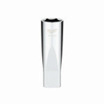 MILWAUKEE Milwaukee 45-34-9143 Socket, 19 mm Socket, Deep Socket, 1/2 in Drive, 6-Point, Chrome Vanadium Steel, Chrome TOOLS MILWAUKEE