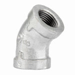 CODA RESOURCES LTD 3/8 In. Galvanized Pipe 45 Degree Elbow PLUMBING, HEATING & VENTILATION CODA RESOURCES LTD