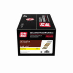 PRIMESOURCE BUILDING PROD. Collated Framing Nails, Steel, Plastic Strip, Round Head, 21 Degree, 2-3/8 x .113 In., 5000-Pk. HARDWARE & FARM SUPPLIES PRIMESOURCE BUILDING PROD.