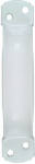 ASSA ABLOY AMERICAS RESIDENTIALI NC Extra-Heavy Door Pull, Vinyl-Coated, White, 6-3/4 In.