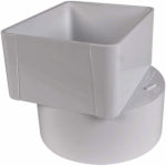 IPEX USA LLC PVC Offset Downspout Adapter, 3 x 4 x 4 In.
