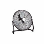 GENEVA INDUSTRIAL GROUP INC High Velocity Floor Fan, Black Heavy-Duty Metal, 12 In. APPLIANCES & ELECTRONICS GENEVA INDUSTRIAL GROUP INC