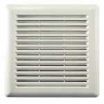 BROAN-NUTONE LLC InVent Bathroom Exhaust Fan Grille, White, 11-1/2 x 12-In. PLUMBING, HEATING & VENTILATION BROAN-NUTONE LLC