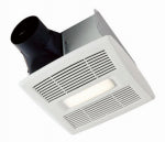 BROAN-NUTONE LLC Bath Fan & LED Light, Single Speed, 1.3 Sones, 110 CFM PLUMBING, HEATING & VENTILATION BROAN-NUTONE LLC