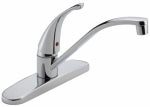 PEERLESS FAUCET Peerless Tunbridge P188200LF Kitchen Faucet, 1.8 gpm, Chrome, Deck Mounting, Lever Handle, Swivel Spout PLUMBING, HEATING & VENTILATION PEERLESS FAUCET