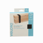 VELCRO BRAND VELCRO Brand One Wrap 91372 Fastener, 1-1/2 in W, 30 in L, Nylon/Polypropylene, Black HARDWARE & FARM SUPPLIES VELCRO BRAND