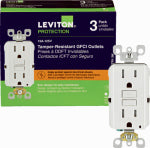 LEVITON MFG CO 15A WH TMPR GFCI OUTLET ELECTRICAL LEVITON MFG CO