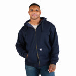 BERNE APPAREL MED NVY Fleece Hoodie CLOTHING, FOOTWEAR & SAFETY GEAR BERNE APPAREL