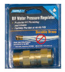 CAMCO MFG RV Water Pressure Regulator, Brass
