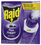 RAID Raid 41654 Flea Killer Plus Fogger, 3840 cu-ft Coverage Area, Clear LAWN & GARDEN RAID