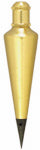 JOHNSON LEVEL & TOOL Plumb Bob, Brass, 8-oz. TOOLS JOHNSON LEVEL & TOOL   