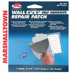 MARSHALLTOWN Drywall Patch Kit, 4 x 4-In. PAINT MARSHALLTOWN