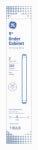 GE GE 15986 Light Bulb, 6 W, T5 Lamp, G5 Miniature Bi-Pin Lamp Base, 295 Lumens, 4100 K Color Temp, Cool White Light ELECTRICAL GE