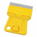 STANLEY STANLEY 28-100 Scraper, 1-1/2 in W Blade, 1-Edge, Razor Blade, HCS Blade, Plastic Handle, 1-13/16 in OAL PAINT STANLEY