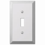 AMERTAC-WESTEK Century Wall Plate, Polished Chrome, Steel, 1 Toggle ELECTRICAL AMERTAC-WESTEK