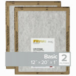 3M COMPANY 12x20 x 1 In. Flat Panel Air Filter, 2-Pk. PLUMBING, HEATING & VENTILATION 3M COMPANY