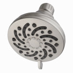 HOMEWERKS WORLDWIDE LLC Serene 6-Setting 3.5" in. Fixed Mount Showerhead Showerhead in Brushed Nickel