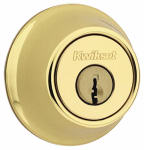 ASSA ABLOY AMERICAS RESIDENTIALINC. Security Mobile Home Single-Cylinder Deadbolt, Polished Brass