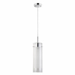 GLOBE ELECTRIC Sydney Pendant Light, Polished Chrome, 40-Watt