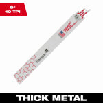 MILWAUKEE ELECTRIC TOOL CORP Sawzall The Torch Reciprocating Saw Blades, 18 TPI, 6 In.