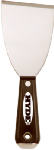 HYDE Hyde Black & Silver Series 02400 Wall Scraper, 3 in W Blade, HCS Blade, Nylon Handle, Tapered Handle PAINT HYDE