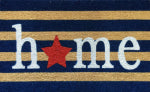 DIRECT HOME TEXTILES GROUP, LLC 18x30 Red Star DR Mat