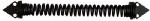 ASSA ABLOY AMERICAS RESIDENTIALI NC 11-Inch Black Satin Door/ Gate Spring HARDWARE & FARM SUPPLIES ASSA ABLOY AMERICAS RESIDENTIALI NC