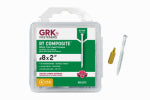 GRK FASTENERS GRK Fasteners RT 17628 Screw, #8 Thread, 2 in L, Reverse Thread, Trim Head, Star Drive, Zip-Tip Point, Steel, 100 PK HARDWARE & FARM SUPPLIES GRK FASTENERS