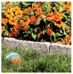 SUNCAST CORPORATION 10 Ft. Garden Border Edging, Stone-Look, 12 In. Ea., 10-Pk.