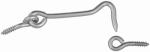 ASSA ABLOY AMERICAS RESIDENTIALI NC Hook & Eye, Stainless Steel, 6 In. HARDWARE & FARM SUPPLIES ASSA ABLOY AMERICAS RESIDENTIALI NC