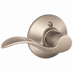 SCHLAGE LOCK CO Satin Nickel Accent Left-Hand Dummy Lever Lockset