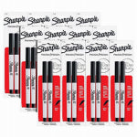 SHARPIE Sharpie 37161PP Permanent Marker, Ultra Fine Lead/Tip, Black Lead/Tip HOUSEWARES SHARPIE