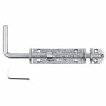 ASSA ABLOY AMERICAS RESIDENTIALI NC Spring-Loaded Sliding Bolt, Heavy-Duty, Zinc