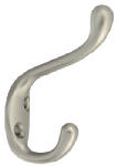 ASSA ABLOY AMERICAS RESIDENTIALI NC Hat & Coat Hook, Heavy-Duty, Satin Nickel, Holds 75-Lbs. HARDWARE & FARM SUPPLIES ASSA ABLOY AMERICAS RESIDENTIALI NC