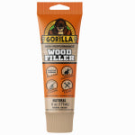 GORILLA Gorilla 107072 Wood Filler, Liquid Paste, Odorless to Mild, Tan, 6 oz Tube PAINT GORILLA