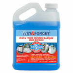 WET & FORGET Wet & Forget 800003 Stain Remover, 0.5 gal, Liquid, Slight Almond, Blue CLEANING & JANITORIAL SUPPLIES WET & FORGET   