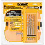 DEWALT DEWALT DW5205 Bit Set, Percussion, Premium, 5-Piece, Carbide TOOLS DEWALT