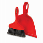 THE LIBMAN COMPANY Libman 906 Dustpan with Whisk Broom, 12 in L, 10 in W, Polypropylene, Red CLEANING & JANITORIAL SUPPLIES THE LIBMAN COMPANY