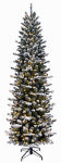 NATIONAL TREE CO-IMPORT Artificial Pre-Lit Christmas Tree, 450 Clear Lights, Feel Real Snowy Sheffield Spruce, 7.5-Ft. HOLIDAY & PARTY SUPPLIES NATIONAL TREE CO-IMPORT   