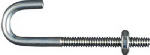 ASSA ABLOY AMERICAS RESIDENTIALI NC J Bolt, Zinc, 3/16 x 2-1/2 In. HARDWARE & FARM SUPPLIES ASSA ABLOY AMERICAS RESIDENTIALI NC