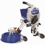 GRACO Graco 17G177 Electric TrueAirless Sprayer with Stand, 0.75 hp, 150 ft L Hose, 0.017 in Tip, 1/4 in Dia Hose, 0.34 gpm PAINT GRACO