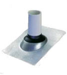 OATEY COMPANY Galvanized Base Roof Flashing, 24-Gauge, 4-In. PLUMBING, HEATING & VENTILATION OATEY COMPANY   