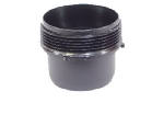 US HARDWARE US Hardware RV-331B Hose Adapter, 3 in ID, Male Thread x Hose, ABS, Black AUTOMOTIVE US HARDWARE