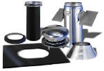 SELKIRK Selkirk 206621 Ceiling Support Kit, Pitched, Stainless Steel, For: Model SSII PLUMBING, HEATING & VENTILATION SELKIRK