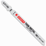 FREUD T-Shank Jigsaw Blade, High Speed Steel, For Thin Metal, 36 Tooth, 3-5/8-In., 5-Pk.