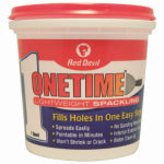 RED DEVIL INC Onetime Lightweight Spackle, Pre-Mixed, Qt.
