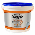 GOJO Gojo 6299-02 Fast Towel, 10 in L, 9 in W, Clear/Light Yellow AUTOMOTIVE GOJO